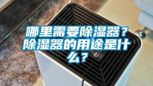 哪里需要除濕器？除濕器的用途是什么？