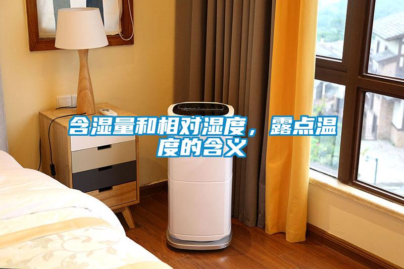 含濕量和相對(duì)濕度，露點(diǎn)溫度的含義