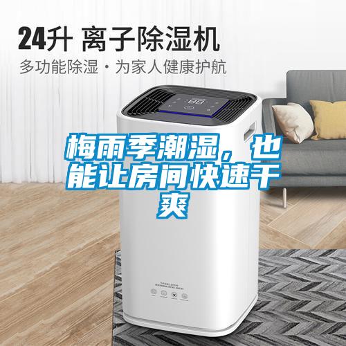 梅雨季潮濕，也能讓房間快速干爽