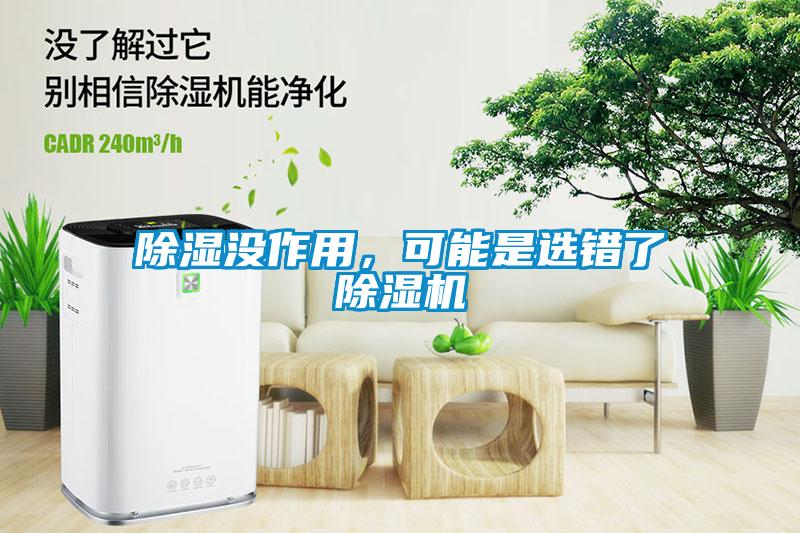 除濕沒作用，可能是選錯(cuò)了除濕機(jī)