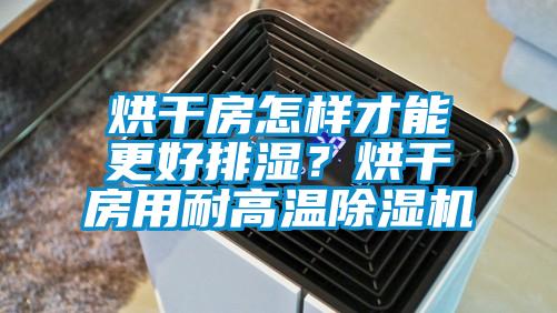 烘干房怎樣才能更好排濕？烘干房用耐高溫除濕機(jī)