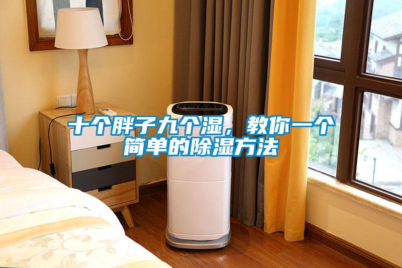 十個胖子九個濕，教你一個簡單的除濕方法