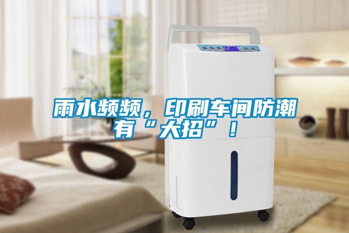 雨水頻頻，印刷車間防潮有“大招”！